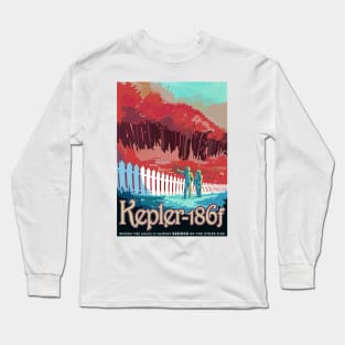 Kepler 186f - Space Travel Long Sleeve T-Shirt